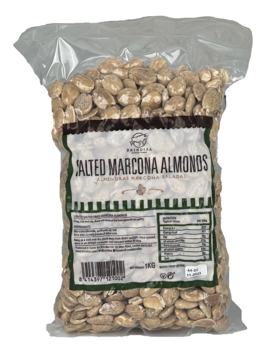 Salted Marcona Almonds 1kg Notting Hill Fish + Meat